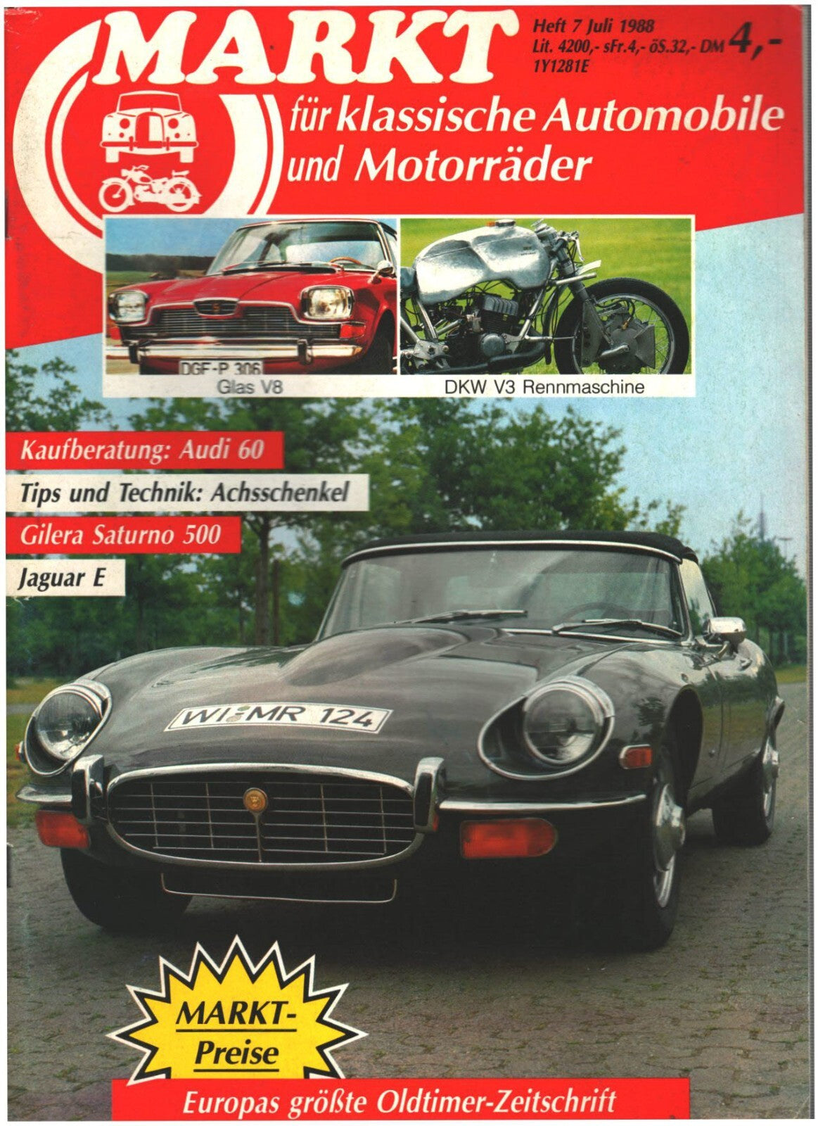 Oldtimer Markt Heft 7/1988