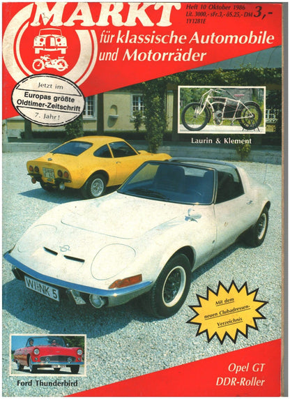 Oldtimer Markt Heft 10/1986