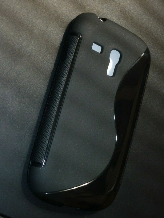 Für Samsung Galaxy S4 Mini Silikon Case Handy Cover Schutz Hülle Etui S-Design