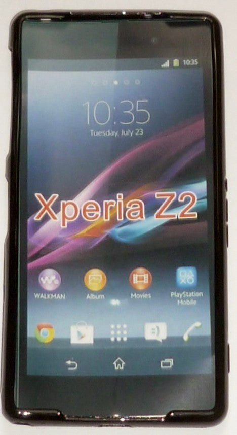 🔥   Hülle für Sony Xperia Z2 Schutzhülle matt Hard Case Cover Tasche Schwarz