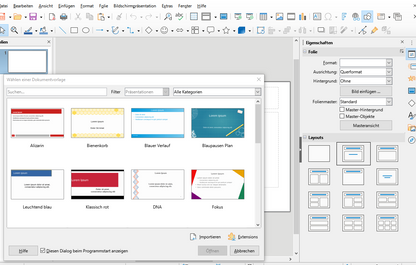 Libre Office 25.8.3 Paket Büro Textverarbeitung Tabellen DVD Windows, 64 Bit