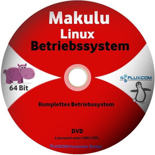 2024 Makulu Linux 64 Bit, Live DVD komplettes Betriebssystem, englisch