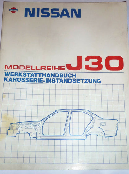 NISSAN J30 Karosserie Instandsetzung 07-1989