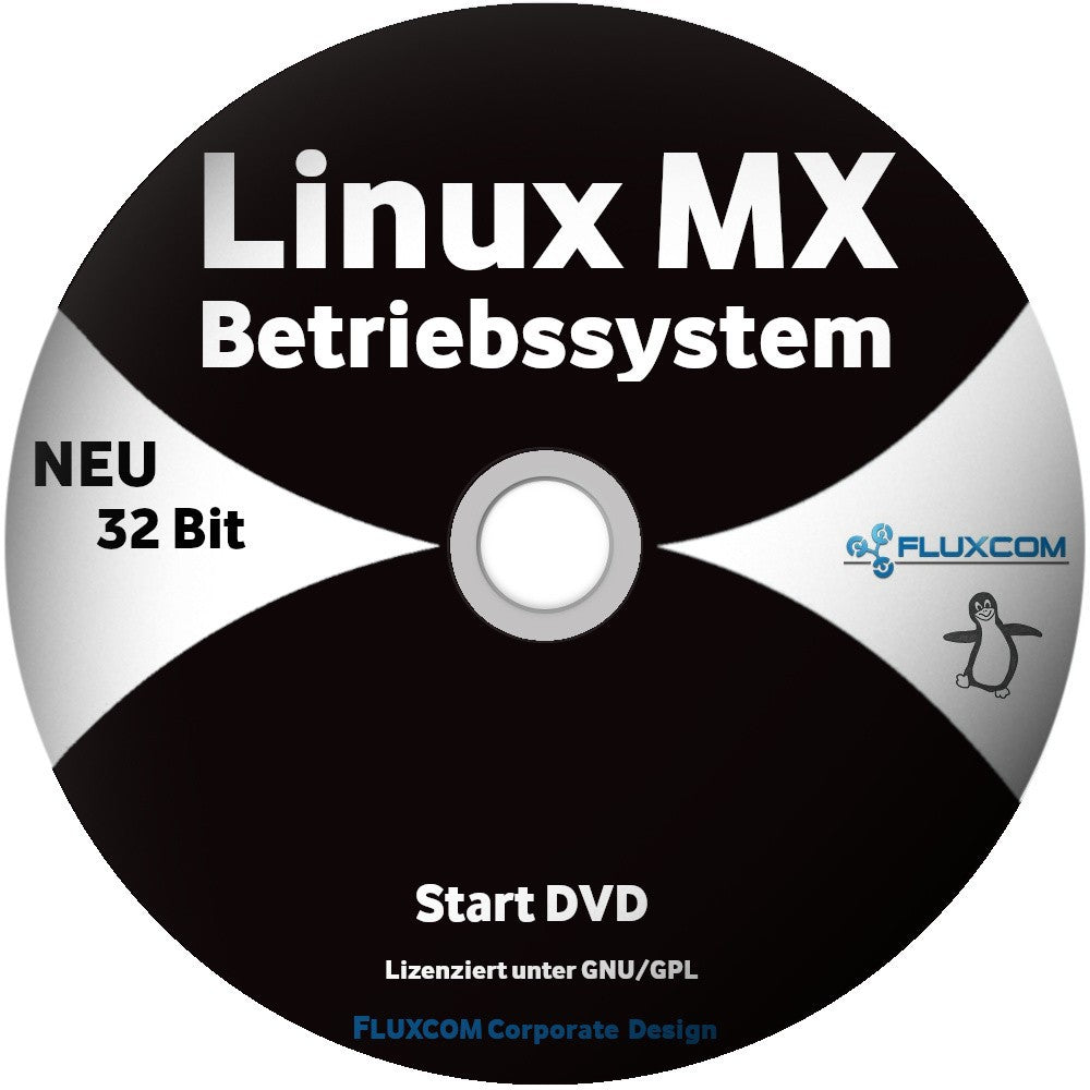 LINUX MX 23.6 DVD, Live-System 32 Bit Betriebssystem, deutsch mit Anleitung