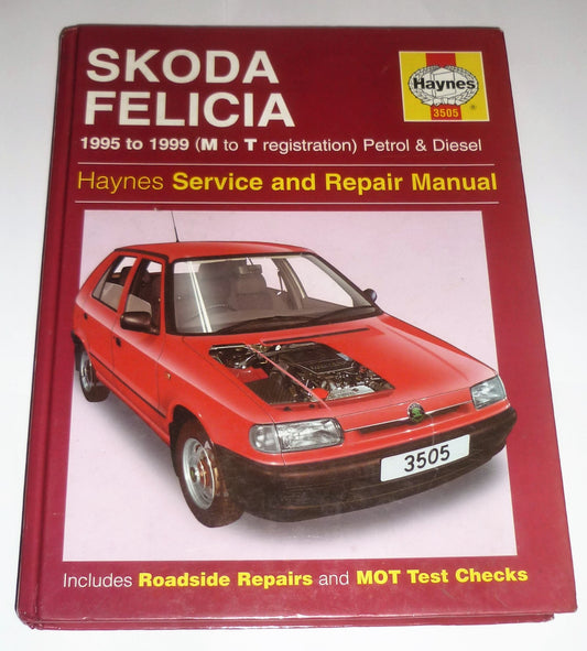 Skoda Felicia I  II 2 für 1.3 1.6  Repair Manual Reparaturbuch Buch - Zustand 5