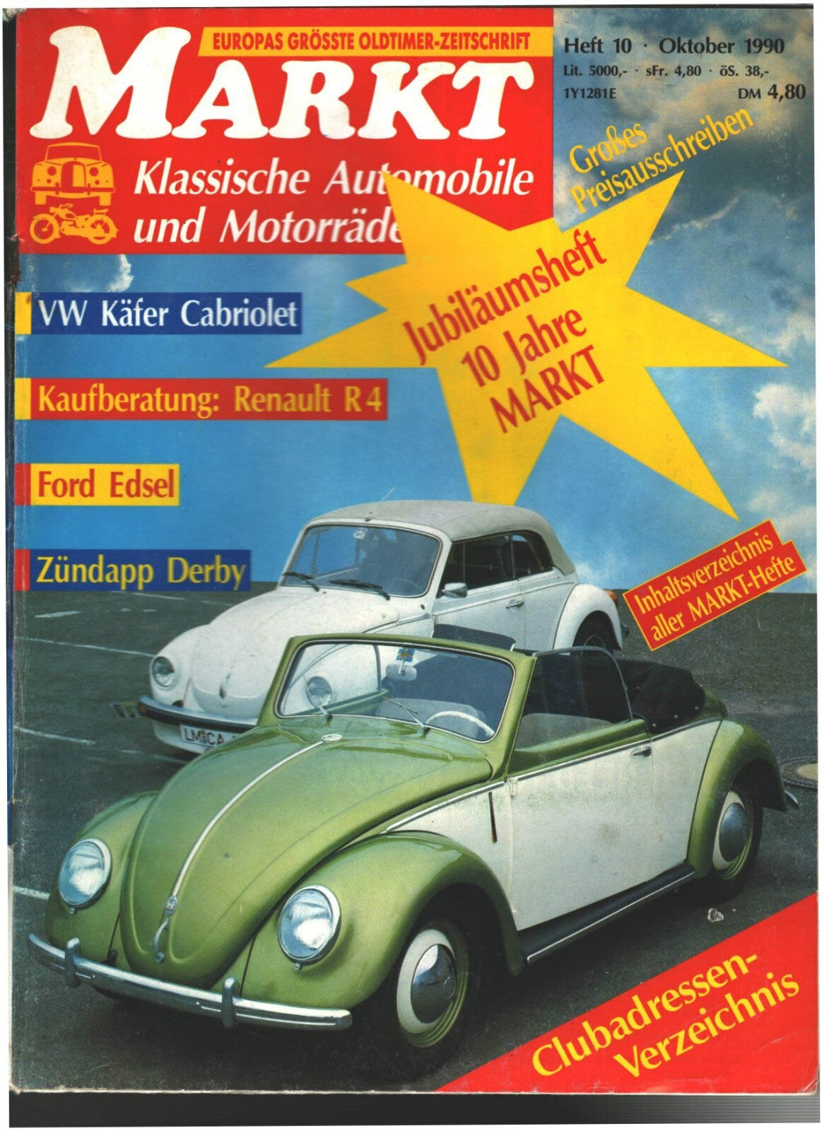 Oldtimer Markt Heft 10/1990