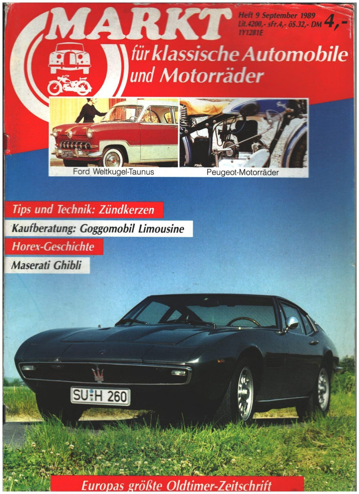 Oldtimer Markt Heft 9/1989