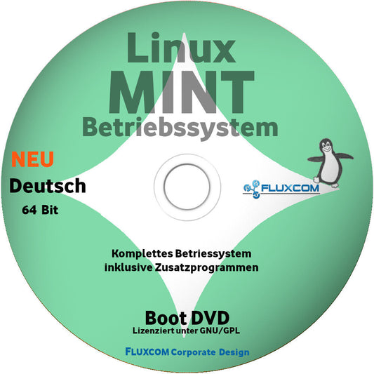 Linux Mint 2026 Mathe,  64 Bit  Betriebssystem DVD