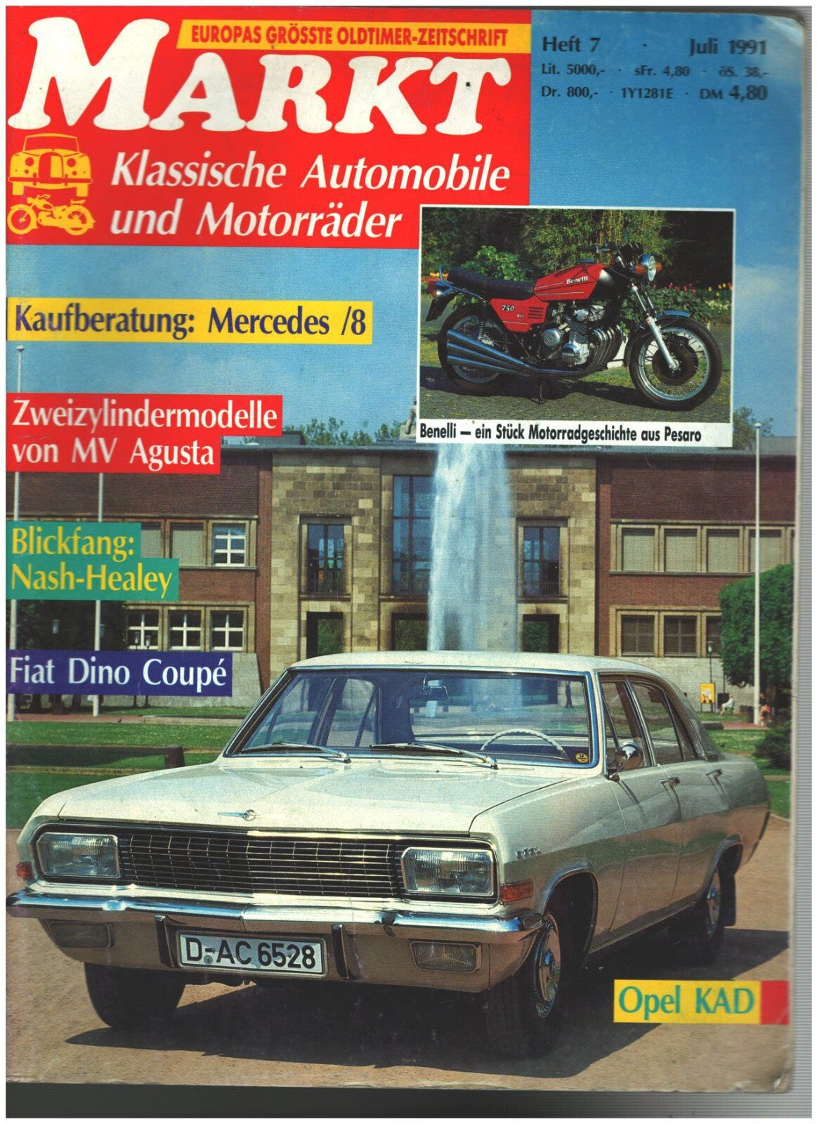 Oldtimer Markt Heft 7/1991