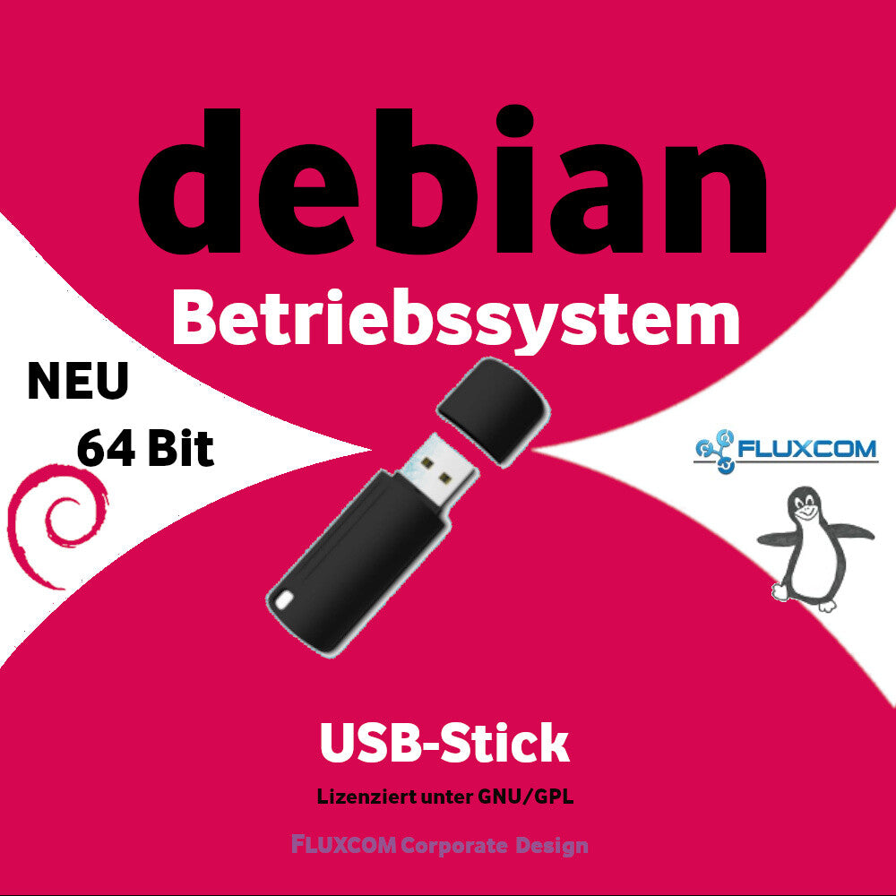 Linux Debian 12.5.0 Gnome 2024, Live - Install USB 64 Bit Betriebssystem