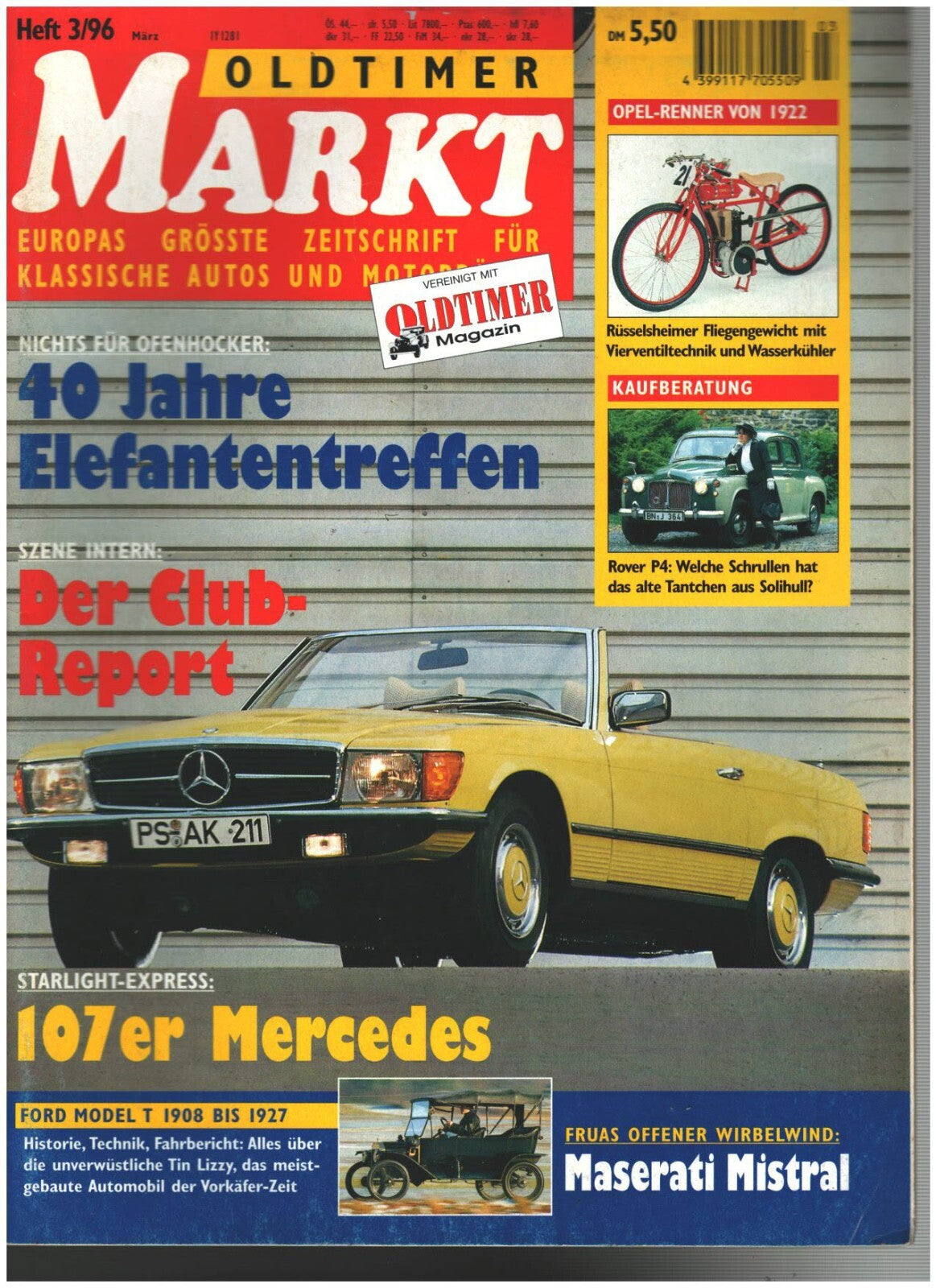 Oldtimer Markt Heft 3/1996