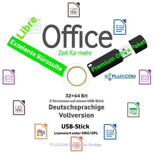 Libre Office Premium 2026 USB für Windows  Textverarbeitung Schreibprogramm