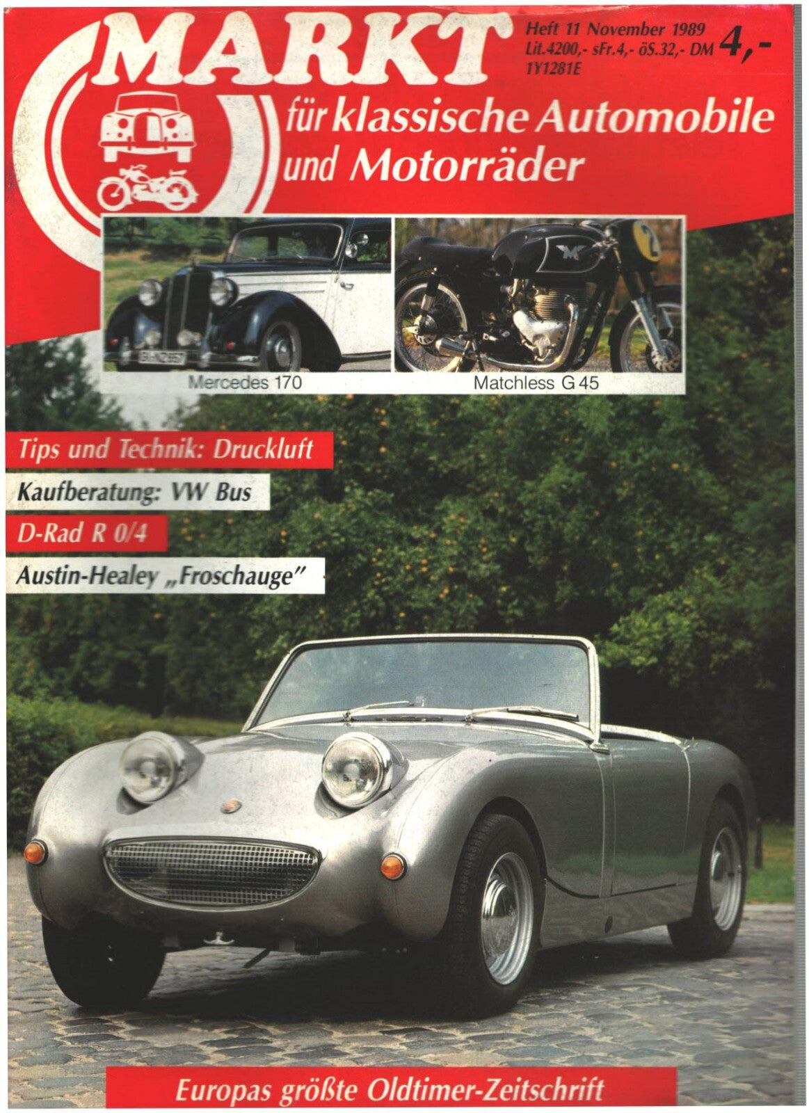 Oldtimer Markt Heft 11/1989
