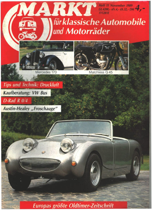 Oldtimer Markt Heft 11/1989