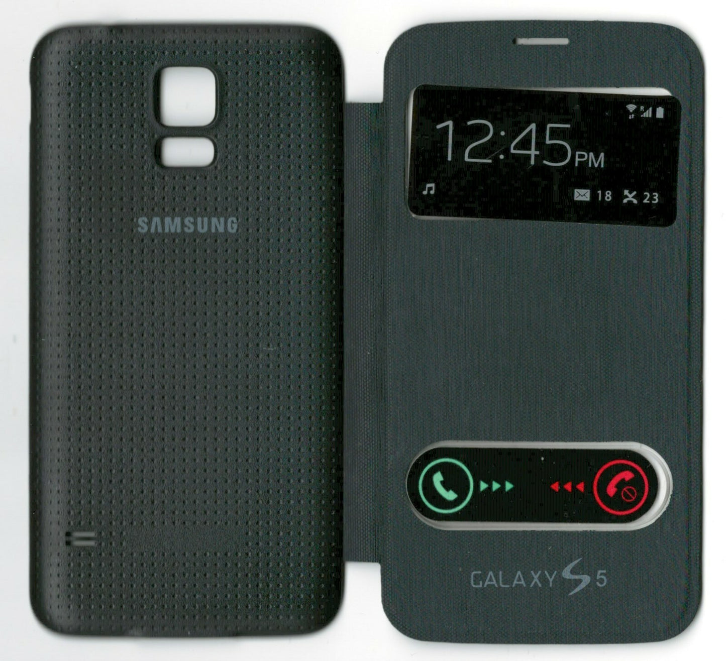 Samsung Galaxy S5 Handyhülle Case Schutz Hülle Cover Schale Version 2 schwarz