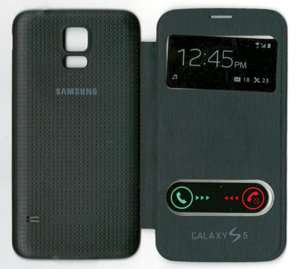 Samsung Galaxy S5 Handyhülle Case Schutz Hülle Cover Schale Version 2 schwarz