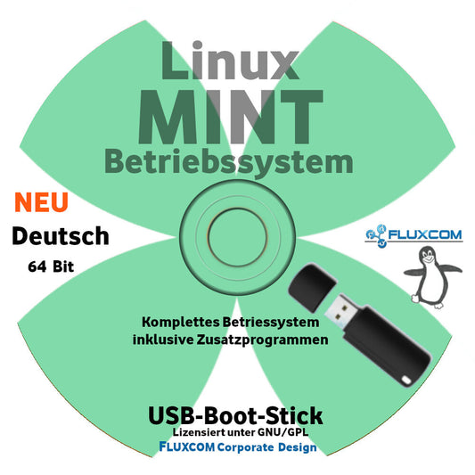 Linux MINT 64 Bit 2026 USB, komplettes Betriebssystem in deutsch