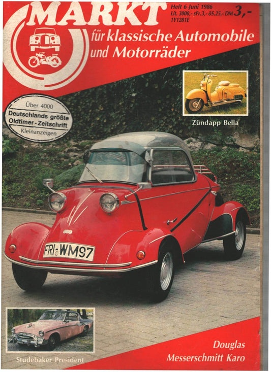 Oldtimer Markt Heft 6/1986