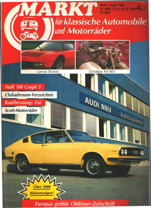 Oldtimer Markt Heft 4/1988