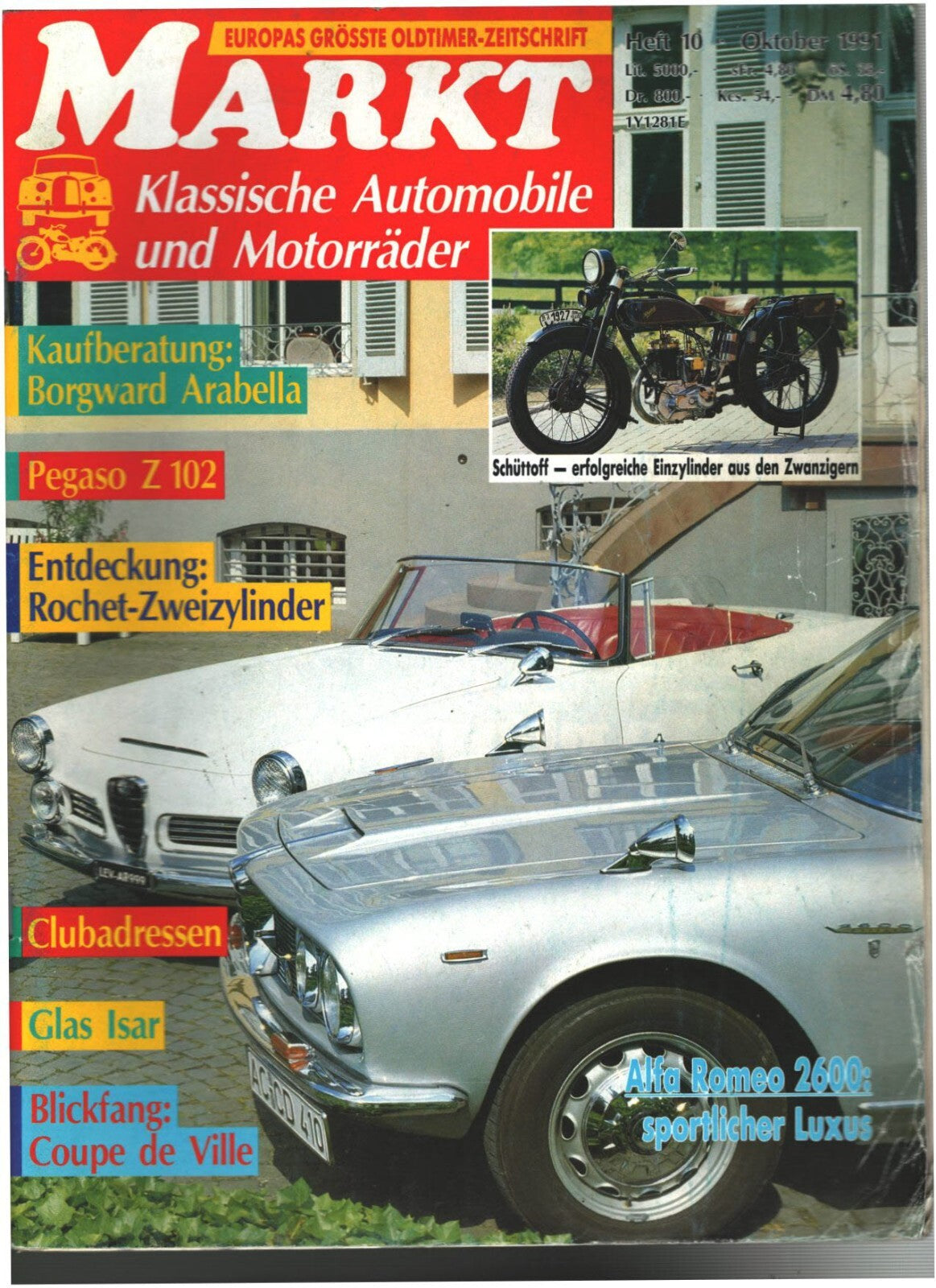 Oldtimer Markt Heft 10/1991