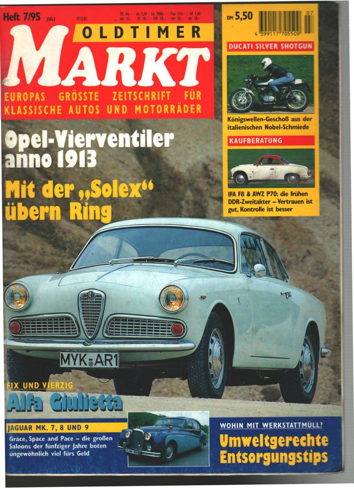 Oldtimer Markt Heft 7/1995