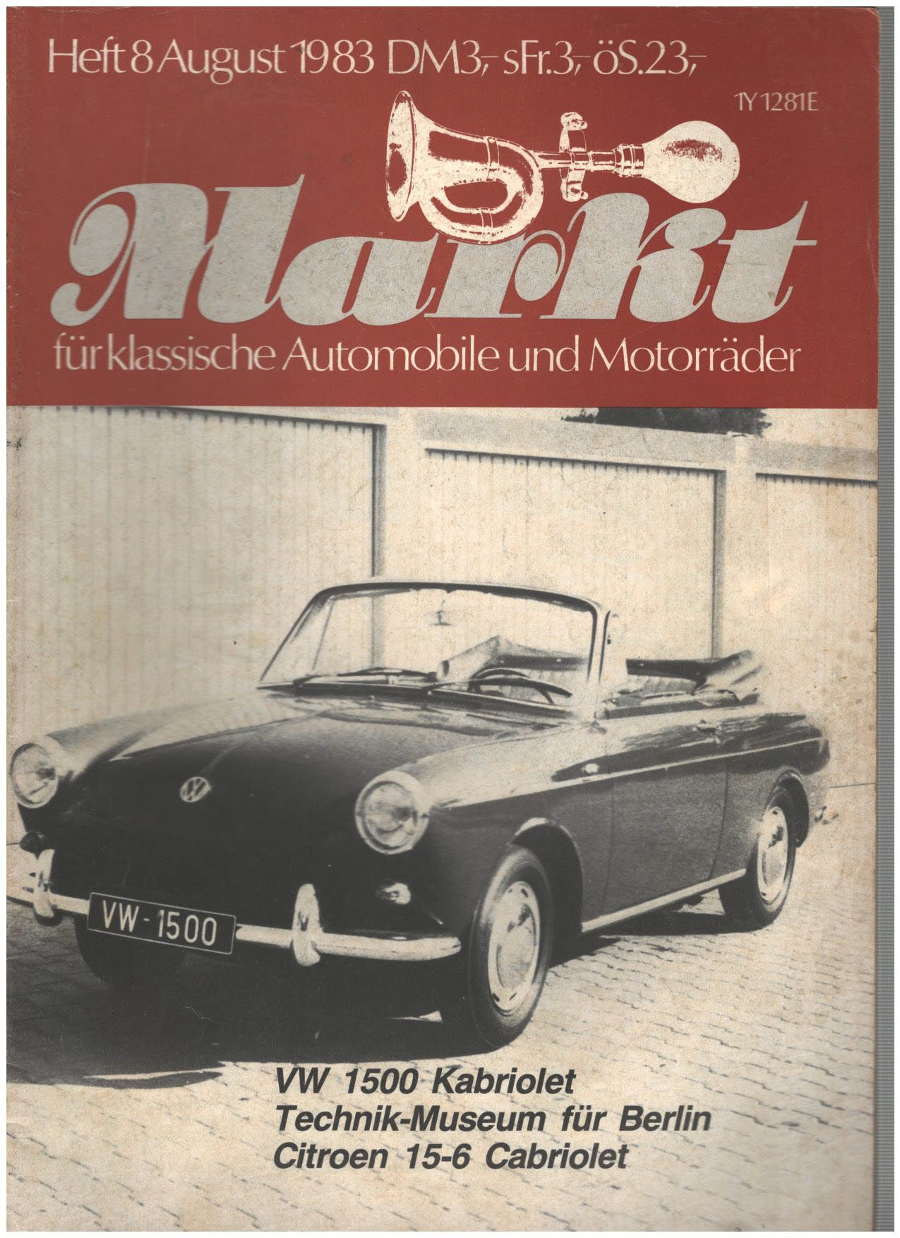 Oldtimer Markt 8 1983
