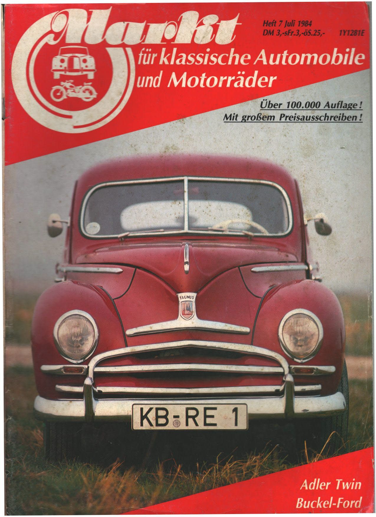 Oldtimer Markt 7 1984