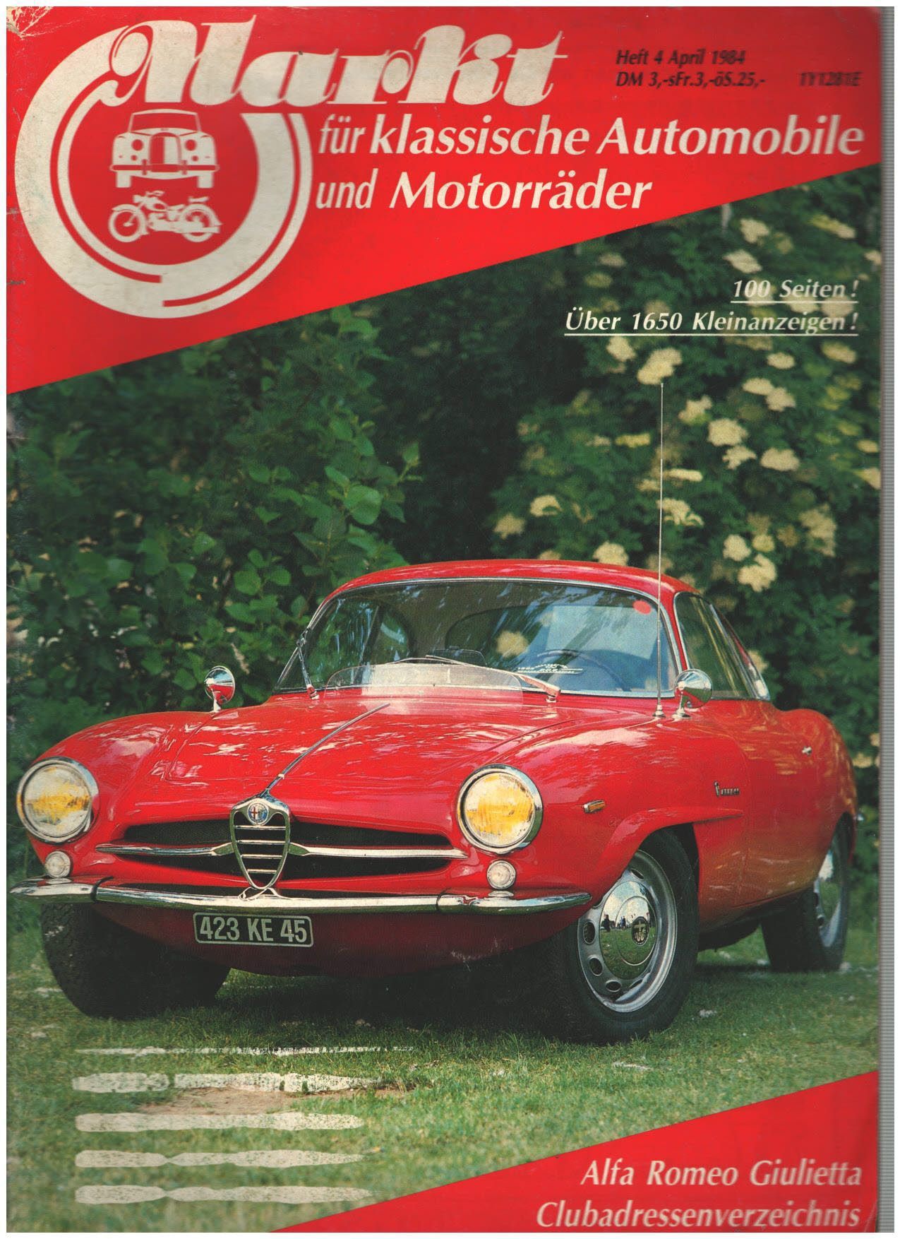 Oldtimer Markt 4 1984
