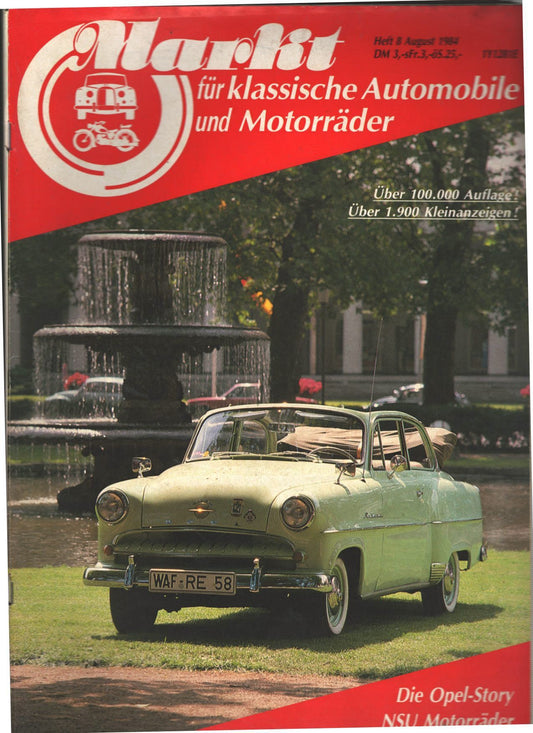 Oldtimer Markt 8 1984