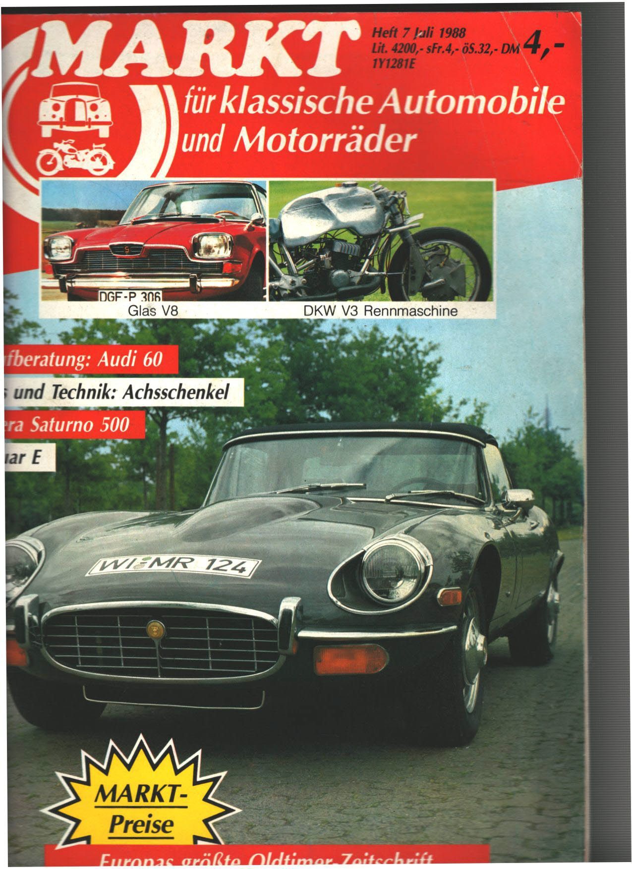 Oldtimer Markt 7 1988