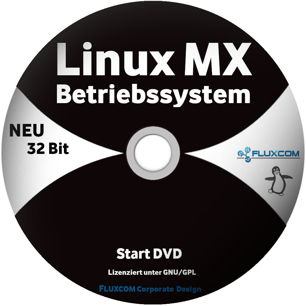 LINUX MX 23.6 DVD, Live-System 32 Bit Betriebssystem, deutsch mit Anleitung