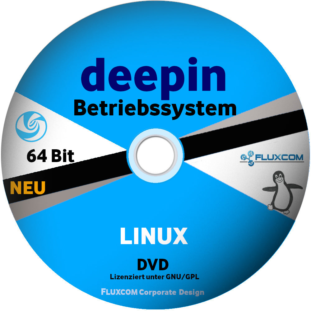Deepin Linux 25.2, 64 Bit Betriebssystem auf DVD [DVD-ROM]