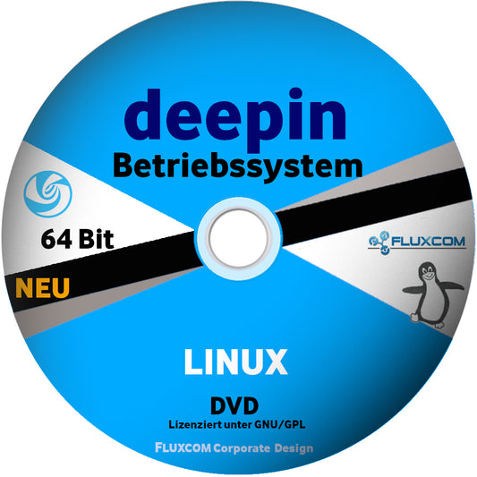 Deepin Linux 25.2, 64 Bit Betriebssystem auf DVD [DVD-ROM]