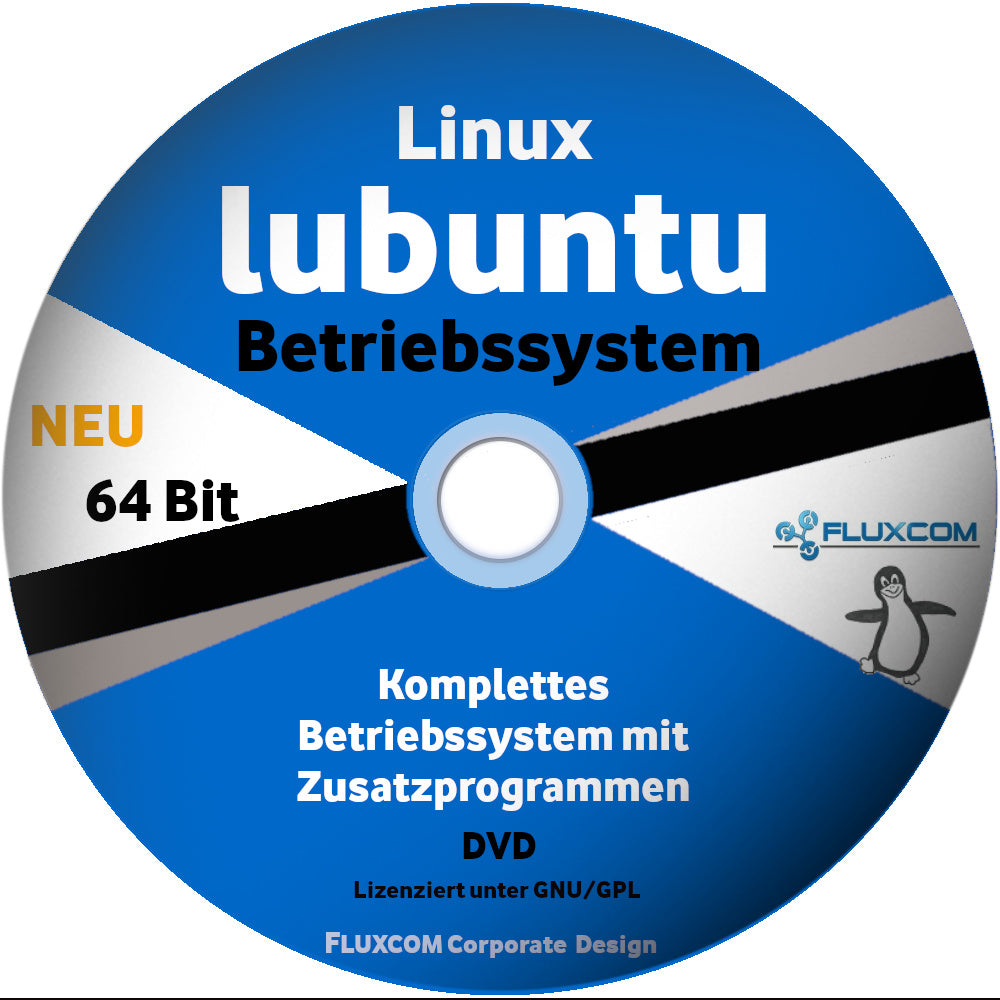 Linux lubuntu 2026 64 Bit, komplettes Betriebssystem auf DVD [DVD-ROM]