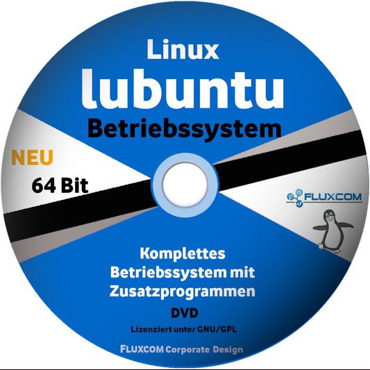 Linux lubuntu 2026 64 Bit, komplettes Betriebssystem auf DVD [DVD-ROM]