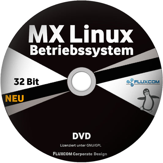 LINUX MX 23.6 DVD, Live-System 32 Bit Betriebssystem, mit Anleitung [DVD-ROM]