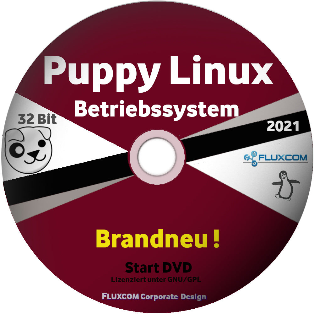 Puppy Linux Slacko 7.0 32 Bit, Live DVD komplettes Betriebssystem, englisch [DVD-ROM]