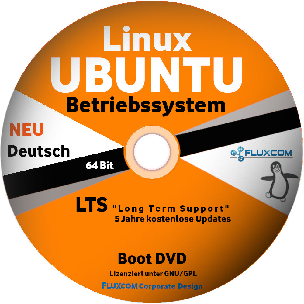 Linux Ubuntu 24.04.4 LTS Betriebssystem auf DVD [DVD-ROM]