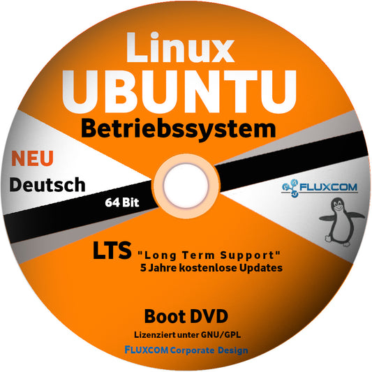 Linux Ubuntu 24.04.4 LTS Betriebssystem auf DVD [DVD-ROM]