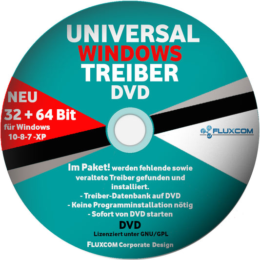 Windows universal Treiber CD DVD für Win 10 7 8 XP Notebook PC Laptop [DVD-ROM]
