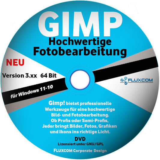 GIMP aus 2026 DVD - Digitale Profi Bild und Foto Bearbeitung - Grafik Editor