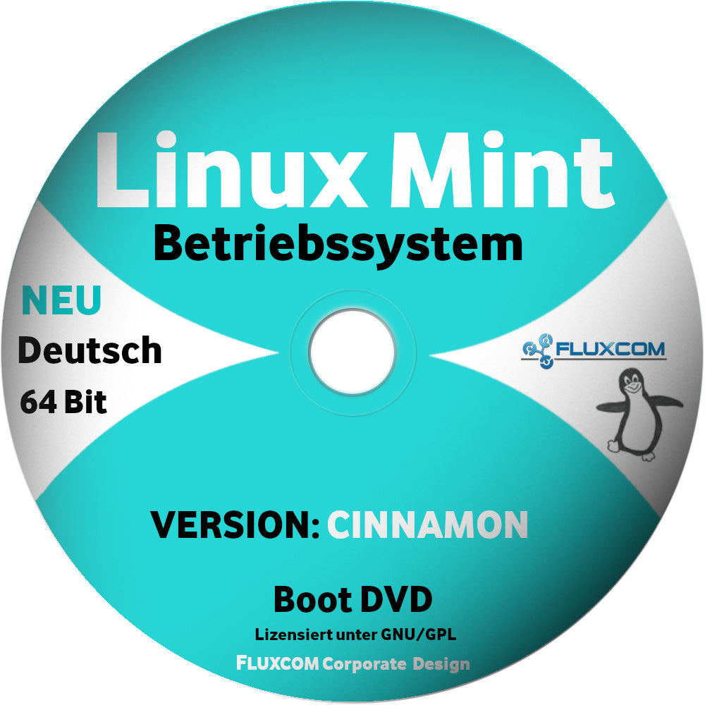 Linux Mint 19.3 Cinnamon, 64 Bit, Betriebssystem CD / DVD (Kopie)