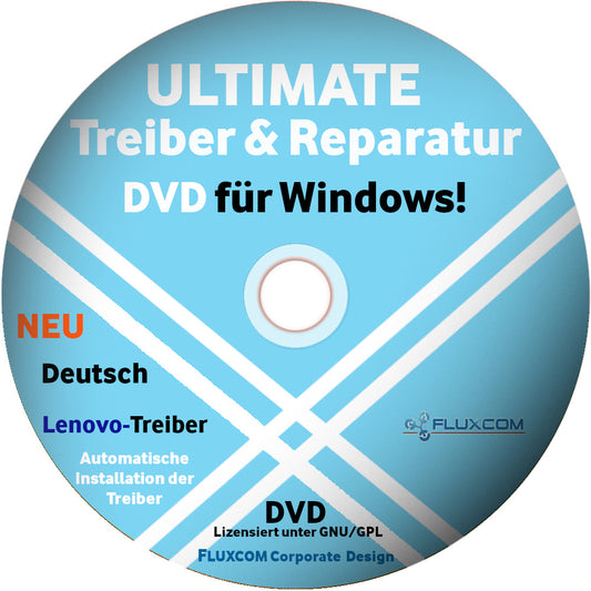 LENOVO Treiber, Ultimate DVD für Windows 7 / 8 / 10 / 11 / XP Vista 32 & 64 Bit [DVD-ROM]
