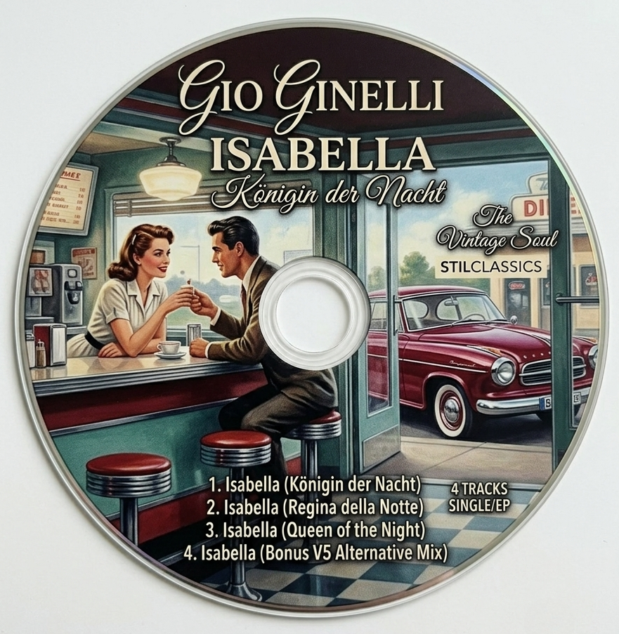GIO GINELLI | Isabella (Königin der Nacht) | Limited 4-Track Collector’s Edition (Physische CD)