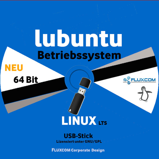 Lubuntu 24.04.3 LTS 64bit USB-Stick Linux Betriebssystem Markenware [USB Memory Stick]